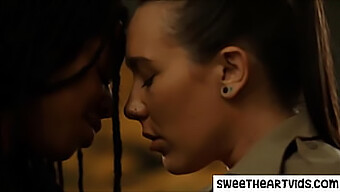 Interracial Lesbians Behind Bars: A Steamy Encounter