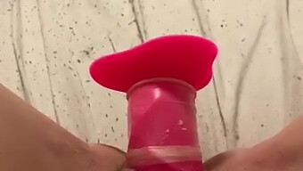 18-Year-Old German Girl Pleasures Herself With A Large Dildo