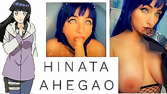 Cosplays De Hinata Con Tetas Grandes Y Corrida Facial De Ahegao