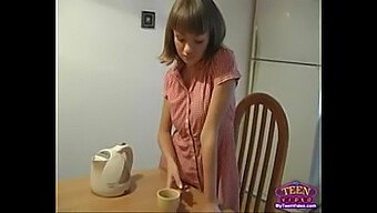 Petite Wife Teases With Toys And Asks About Dinner