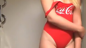 Coca-Cola Branding In A Girl'S Homemade Masturbation Video