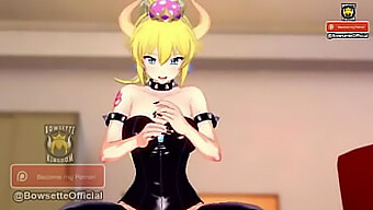 Bowsette Führt Dich, Um Dich Selbst Zu Verwöhnen