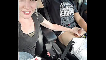 Public Car Blowjob With A Happy Ending