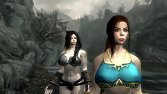 Jenna And Lacey'S Erotic Mishap In Skyrim