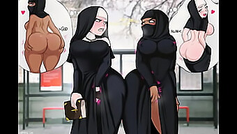 ¡creencias Superiores En Cómics Eróticos Con Monjas! ¡mira Cómo Se Divierten Estas Chicas!