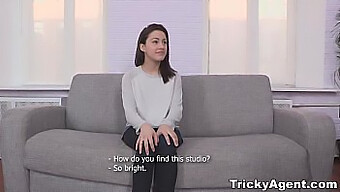 Shy Izi Ashley'S Wild Side Comes Out During Casting Couch