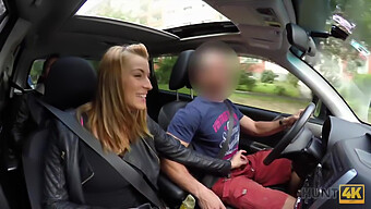 Europäische Teenagerin Bietet Bereitwillig Ihren Körper Für Geld In Hd-Auto Pov An