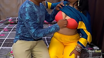 Young Indian Woman With Natural Big Tits Gets Fucked For Money