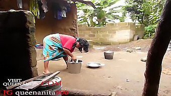 Action De Grosse Bite Avec Une Indienne Aux Courbes Généreuses Malgré L'Interférence De Son Père