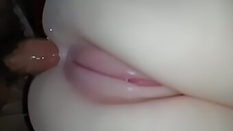 This Cute Young Girl Is Enjoying A Hot Anal Insertion With Her Sex Toy