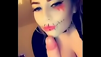 Amelia Skye'S Halloween Delight: Intense Face Sit And Passionate Fucking