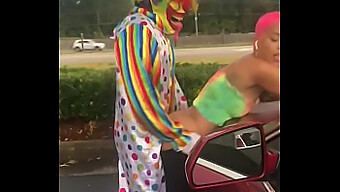 Gibby The Clown And Jasamine Banks Engage In Outdoor Sex With Cosplay Element