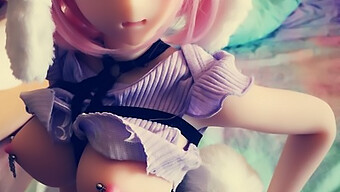 A Seductive Anime Doll Gets Caught And Takes Oral Pleasure