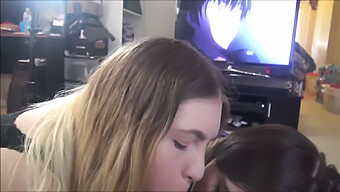 Jessica And Hannah Give A Great Blowjob Before I Orgasm