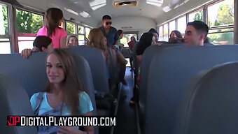 Kaci Lynn And Keiran Lee In A Bus-Themed Digital Adult Film